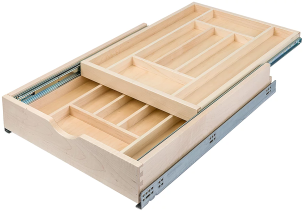 Double Tier Silverware Drawers by Century Components