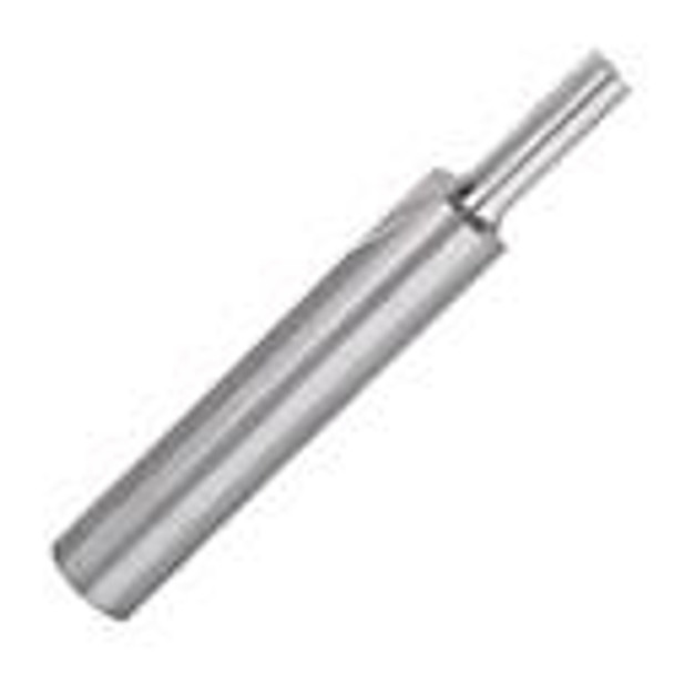 Solid Carbide Router Bit, Straight, 1/4in Shank, 1/8in Dia, 3/8in Height, 2 Flutes