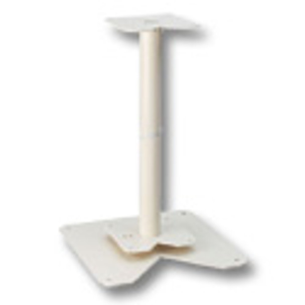 Heavy Duty Two-Shelf Bottom Mount Post Almond