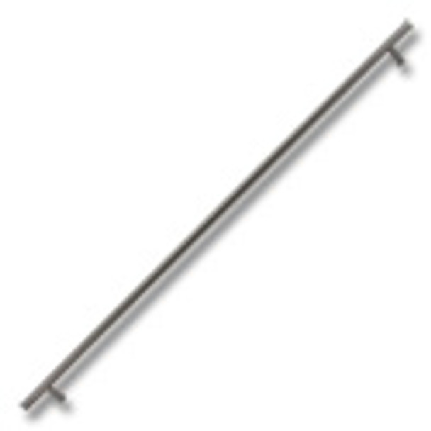 Bar Pull Solid Steel 28"L x 25"cc Satin Nickel