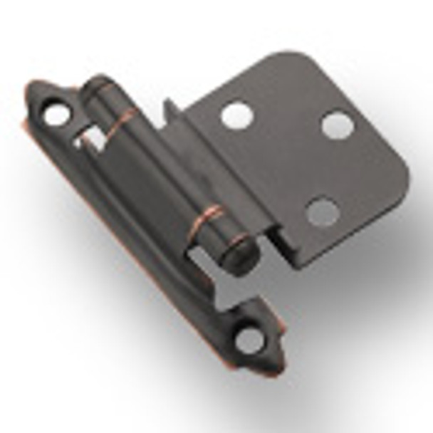 Hinge Self-Closing 3/8" Inset Face Mount Oil Rubbed Bronze