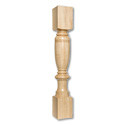 Cherry Carved Column- 5"