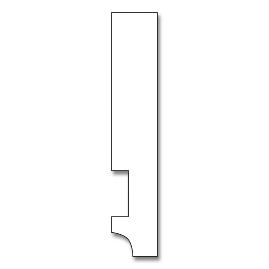 Poplar Coved Moulding- 3/4 x 4 S4S