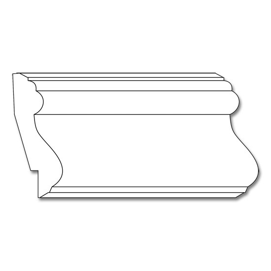 Resin Chair Rail- 3/4 x 3