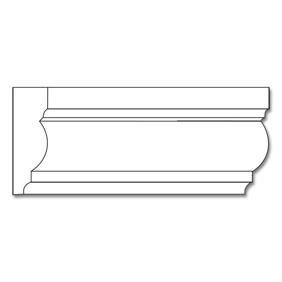 Resin Chair Rail- 13/16 x 2 1/2