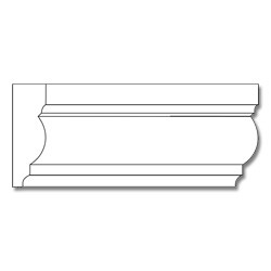 Resin Chair Rail- 13/16 x 2 1/2