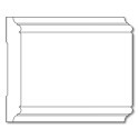 Poplar Chair Rail- 11/16 x 5