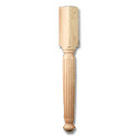 35.25" Fluted Englishlish Estate Column Maple