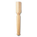 35.25" Plain Englishlish Estate Column Maple