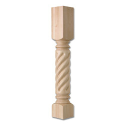 5" Dia Rope Classic Column Cherry 1ea