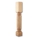 5" Dia Fluted Classic Column Maple 1ea