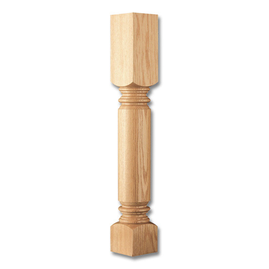 5" Dia Trad Classic Column Half Cherry 1ea
