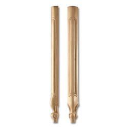 36.5" H French Queen Anne Leg Cherry