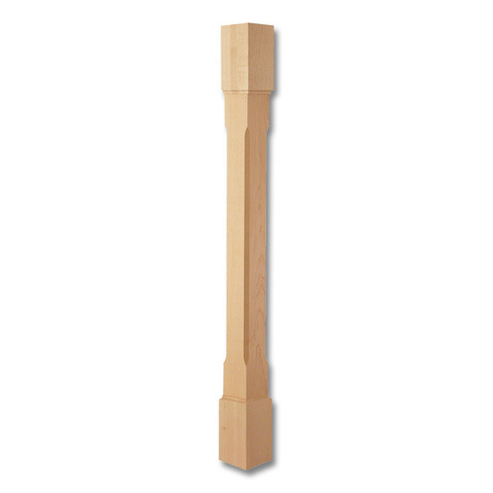 3.75" Dia Mission Column Maple 1ea