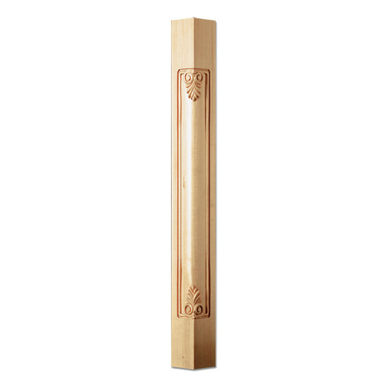42" Filigree Corner Post  6bx Maple