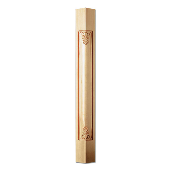 30" Filigree Corner Post  6bx Maple