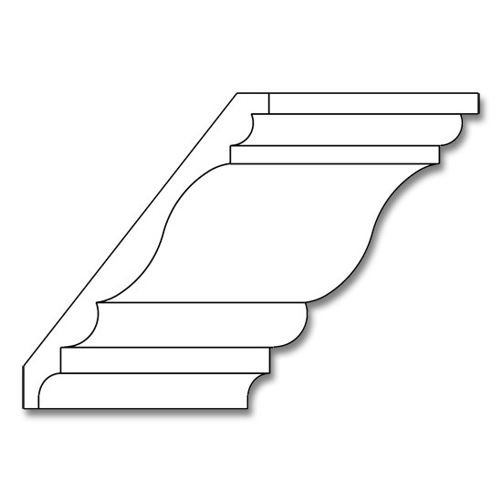 Resin Crown Moulding- 1 x 8 1/2