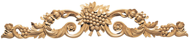 Scroll Wood Applique