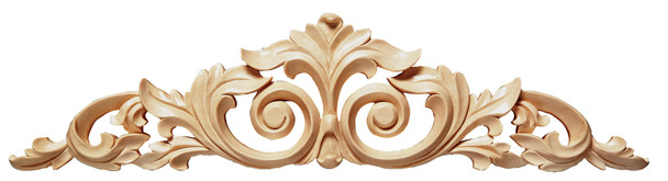 Scroll Wooden Applique