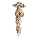 Large Floral Wood Applique