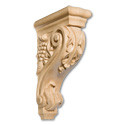 Acanthus Wood Corbel- 13"