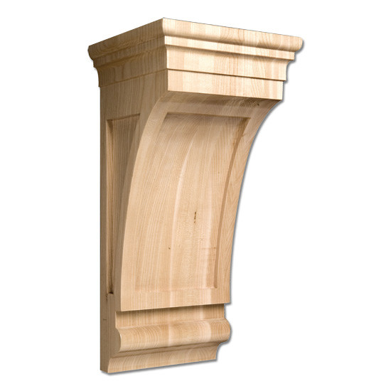 Mission Cherry Wooden Corbel- 18"