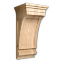 Mission Cherry Wooden Corbel- 18"