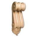 Scrolled Maple Corbel- 26"