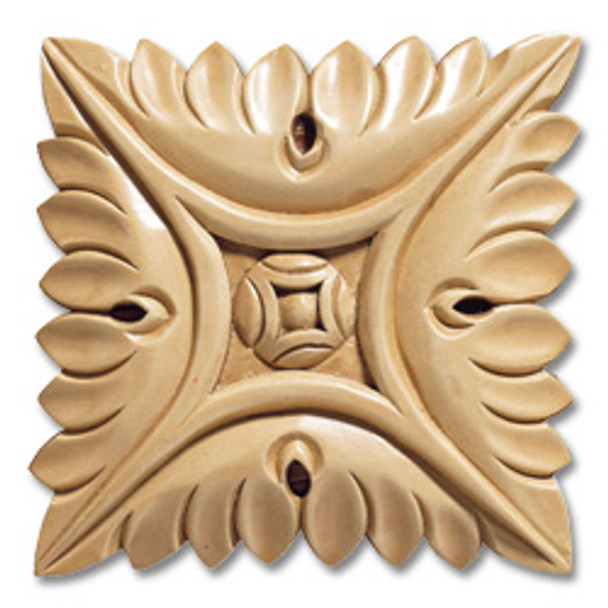 Maple Square Wood Rosette