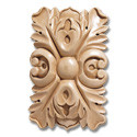 Rectangle Wood Rosette