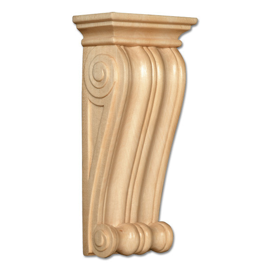 Large Lindenwood Wood Corbel- 14"