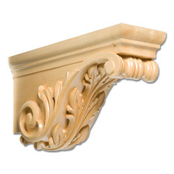 Acanthus Maple Corbel- 10"