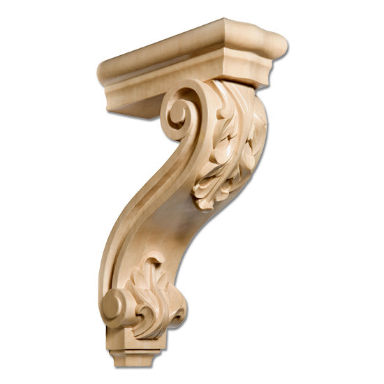 Acanthus Cherry Pierced Corbel- 13"