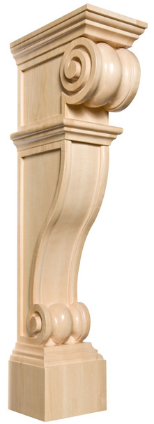 34 1/2 in. Grand Scrolled Leg Cherry 1ea 2ctn