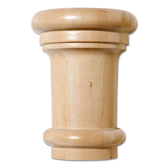 Traditional Cherry Wood Capital- 9 1/4"