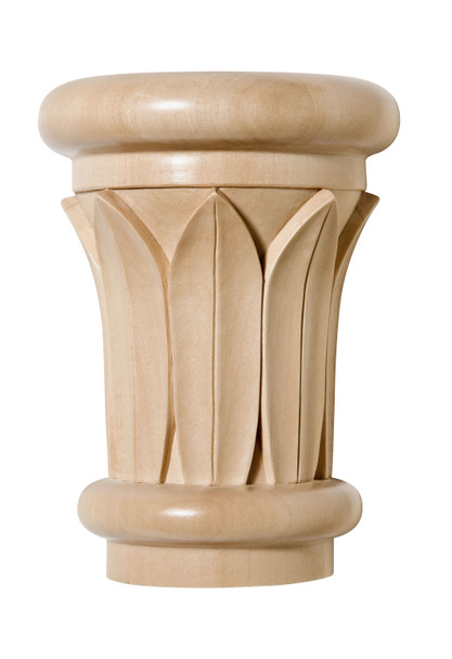 Papyrus Maple Wood Capital- 7 1/16"
