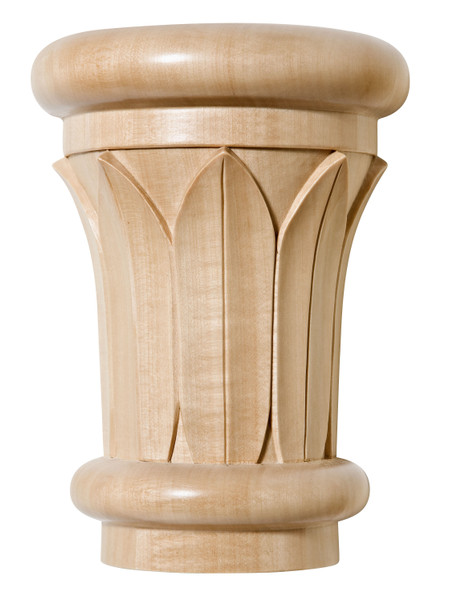 Papyrus Maple Wood Capitol- 3 9/16"
