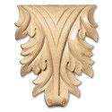 Wooden Leaf Applique