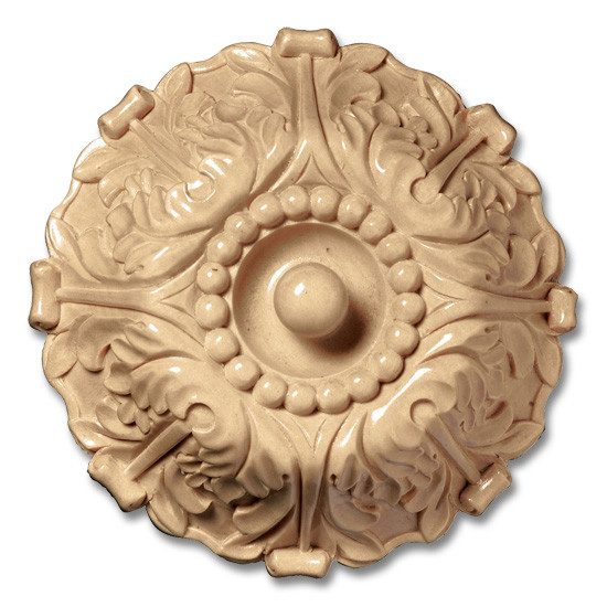 Small Cherry Wood Rosette