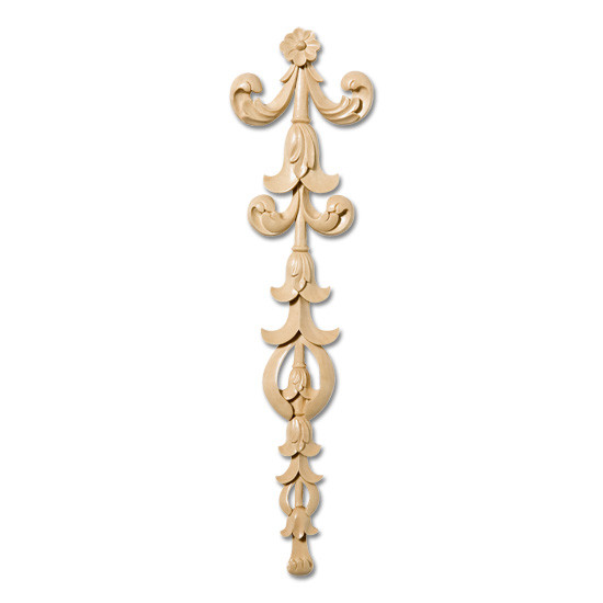 Petite Ribbon Wood Applique
