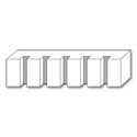 Wood Dentil Moulding- 5/8 x 1 1/2