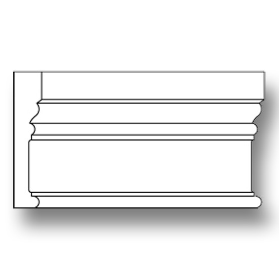 Poplar Door Head- 1 1/16 x 5 1/4