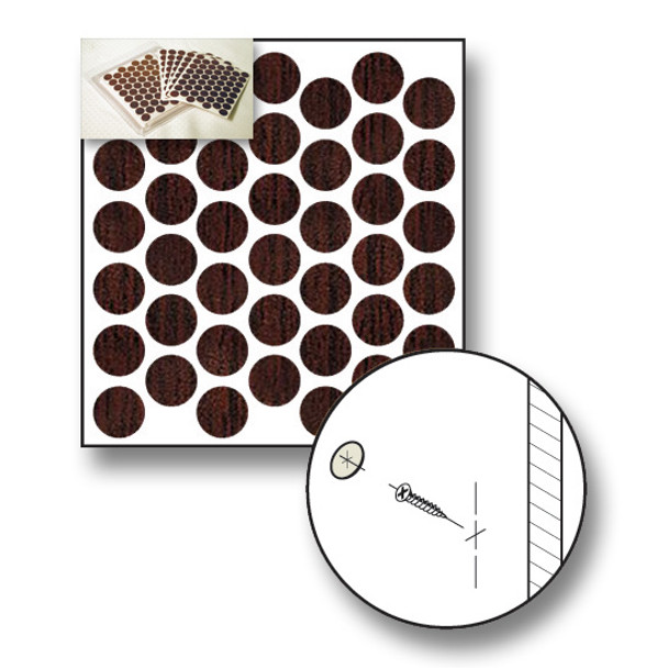 Fastcap Dark Red Mahogany PVC 5/8