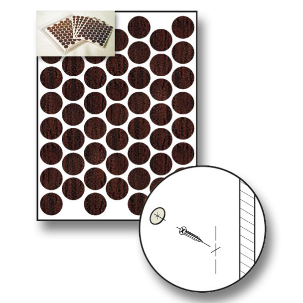 Fastcap Dark Red Mahogany PVC 9/16