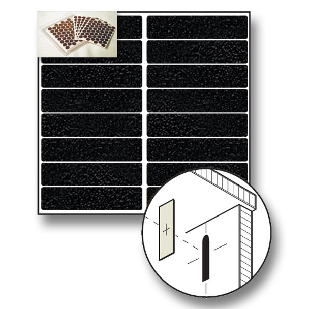 Fastcap BlackPVC  9/16" x 2-1/2 Fastcap BlackPVC  9/16" x 2-1/2