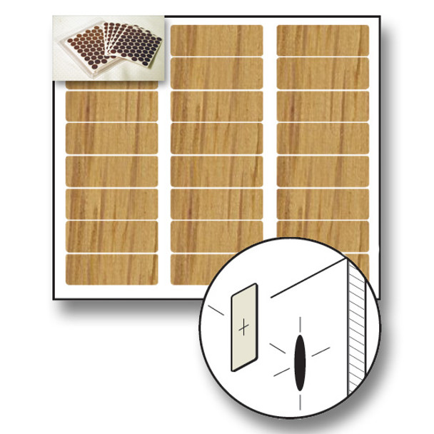 Fastcap Light Oak PVC 1-5/8" x  9/16 Fastcap Light Oak PVC 1-5/8" x  9/16