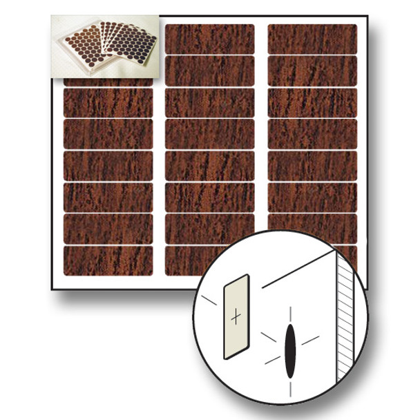 Fastcap Medium Cherry PVC 1-5/8" x  9/16 Fastcap Medium Cherry PVC 1-5/8" x  9/16