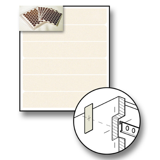 Antique White PVC Screw Covers- (Par 4)  3/4\" x 4