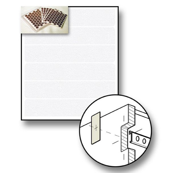White PVC Screw Caps- (Par 4) 3/4\" x 4