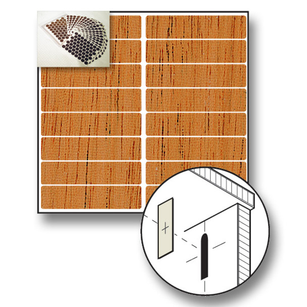 Fastcap Mahogany Unfinished Wood   9/16" x 2-1/2 Fastcap Mahogany Unfinished Wood   9/16" x 2-1/2